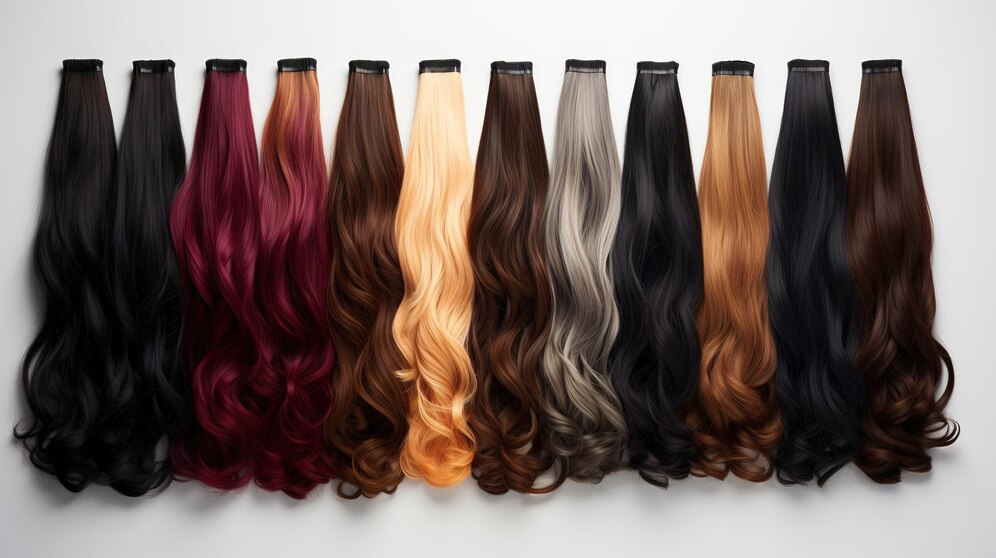 generative-ai-beauty-salon-hair-extensions-different-color-samples