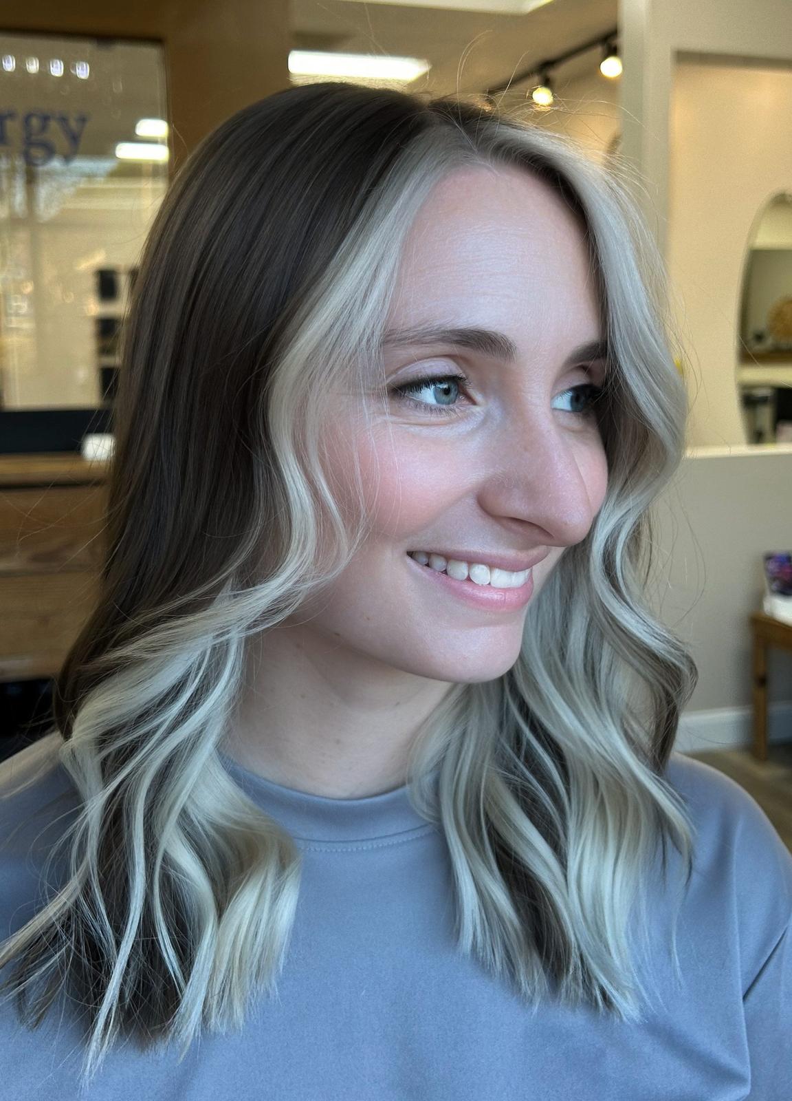 Balayage hair color result by Cynergy Color Bar